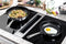 DUCQ koekenpan set 20+24+28 cm met anti-aanbaklaag + Wok 28 cm