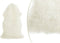 Hom&Com Schapenvacht - Dierenvel - Zacht & Warm - Crème - 90x60 cm