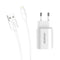 Dudao - Stekker met 2x USB aansluiting (5V) - USB naar Lighting iPhone oplader - 2.4A oplaadkabel -