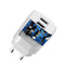 Dudao - Stekker met 2x USB aansluiting (5V) - USB naar Lighting iPhone oplader - 2.4A oplaadkabel -