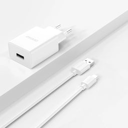Dudao - Stekker met USB aansluiting (5V) - USB naar USB-C oplader - 2.4A oplaadkabel - Datakabel - 1