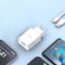 Dudao - Stekker met USB aansluiting (5V) - USB naar USB-C oplader - 2.4A oplaadkabel - Datakabel - 1