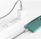 Dudao - USB-C naar USB-C nylon oplader - PD 45W Fast charge oplaadkabel - 1 Meter - Grijs