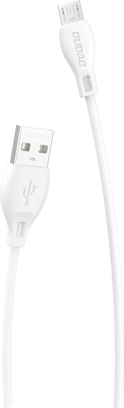 Dudao USB naar Micro USB oplader - Oplaadkabel - Datakabel - 1 Meter - Wit