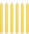 Mica Decorations Dinerkaars - Set van 6 - H25 cm - Geel