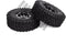 120MM Metaallegering Beadlock Banden en Wielen voor 1/10 RC Crawler - modelbouw RC wagen - 1.9 Inch Wiel en Banden Set voor TRX4 Axiale SCX10 D90 bestuurbare wagen - set van 4 stuks met velgen