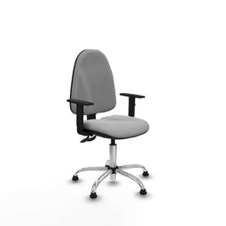 Piqueras y Crespo B1D05RT - Bureaustoel - Verstelbare hoogte met armleuning - Lichtgrijs