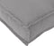 vidaXL - Palletkussen - voor - Zit - Grijs - 120x80x12 - cm - Oxford - Stof