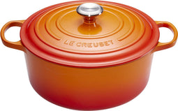 Le Creuset Braadpan Signature - Gietijzeren Pan - Ø 20 cm / 2,4 Liter - Oranjerood