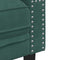 vidaXL - Driezitsbank - Chesterfield-stijl - en - bolsters - fluweel - donkergroen