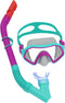 Duikbril met Snorkel en Zwemvliezen Bestway 37-41 +7 Jaar (1 Stuks)