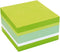 Info sticky notes - 450 vel - 75x75mm - 3 kleuren groen en wit - IN-5654-61