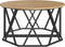vidaXL - Koffietafel - Artisan - Eiken - 80x80x42 - cm - van - Gelaagd - Hout