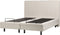 DUKE II - Tweepersoonsbed - Beige - 180 x 200 cm - Polyester