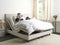 DUKE II - Tweepersoonsbed - Beige - 180 x 200 cm - Polyester