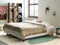 DUKE II - Tweepersoonsbed - Lichtbeige - 180 x 200 cm - Polyester