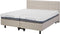 DUKE - Tweepersoonsbed - Beige - 160 x 200 cm - Polyester