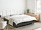 DUKE - Tweepersoonsbed - Donkergrijs - 180 x 200 cm - Polyester