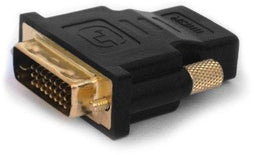 Savio CL-21 - HDMI naar DVI-D Kabel - Female/female - Zwart