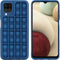iMoshion Hoesje Geschikt voor Samsung Galaxy A12 Hoesje Siliconen - iMoshion Pop It Fidget Toy - Pop It hoesje - Donkerblauw