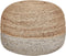 DUKI - Poef - Natuurlijk/Taupe - 50 cm - Jute
