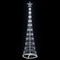 LED Kerstboom met 230 LED Koudwit 51 x 51 x 190 cm Metaal