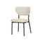 Duko Stapelbare stoel gestoffeerd - Beige - SET VAN 2