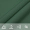 vidaXL - Zonnescherm - rechthoekig - 2x4 - m - oxford - stof - donkergroen