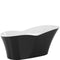 DULCINA - Badkuip - Zwart - 80 x 170 - Acryl