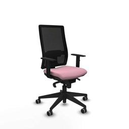 Piqueras y Crespo 1D066G0 - Bureaustoel - Verstelbare hoogte met armleuning en hoofdsteun - Roze