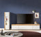 Furnilux Ruda - Wandkast / Rek Systeem - 2-delig - Wit en Artisan Oak Decor - 225x34x33 cm