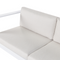 Beliani MESSINA - Loungeset voor 5 - Wit/Wit - Aluminium