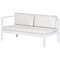 Beliani MESSINA - Loungeset voor 5 - Wit/Wit - Aluminium