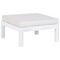 Beliani MESSINA - Loungeset voor 5 - Wit/Wit - Aluminium