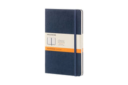 Moleskine - Notitieboek large 210X130mm lijn saffierblauw | 1 stuk | 6 stuks