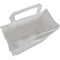 Klika - Tas | Papier | platte handgreep | 22x 10x28cm | draagtas | wit | 250 stuks