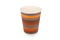 Klika - Kartonnen koffiebeker 300cc 10oz Ø90mm gestreept | 1000 stuks