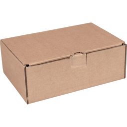 Klika - Vouwdoos | golfkarton | 200x140x75mm | met insteekklep | bruin | 25 stuks