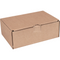 Klika - Vouwdoos | golfkarton | 200x140x75mm | met insteekklep | bruin | 25 stuks