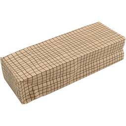 Depa® - ® Zak | Miniblokbodemzakje | Papier | 80/ 50x220mm | Mini | bruin/zwart | 500 stuks