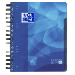 Oxford - Projectboek School A5+ 6-gaats lijn 120vel blauw | 1 stuk | 5 stuks