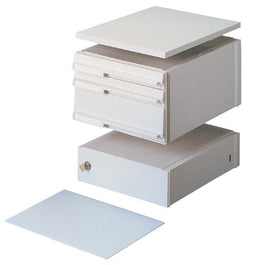 Pas - Selcassette A6859-101 voetstuk + afdekplaat grijs