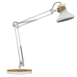 UNILUX - Bureaulamp Baya LED wit/bamboe