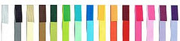 Krullint paperlook 10mm x 250 meter dubbelzijdig kleur 81 goud met b..