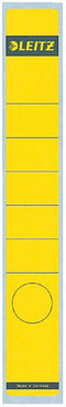 Leitz - Rugetiket smal/lang 39x285mm zelfklevend geel | Pak a 10 stuk | 10 stuks