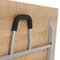 Universele klaptafel breed 120CM diep 80CM bladkleur Licht Eiken framekleur Wit (RAL9010)