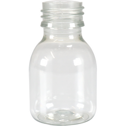 Klika - Fles | petfles | Gerecycled PET | met vaste dop | 60ml | transparant | 263 stuks