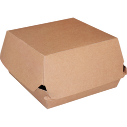 Klika - Bak | Karton | hamburgerbox | 115x115x70mm | bruin | 100 stuks
