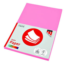 Quantore - Kopieerpapier A4 160gr roze 50vel
