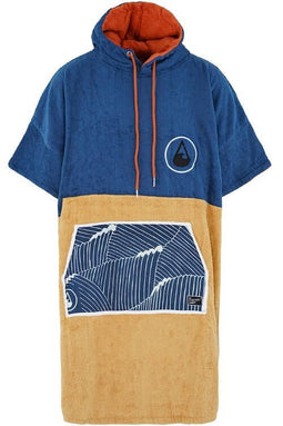 Wave Hawaii Flow Bamboo Poncho - L Groen